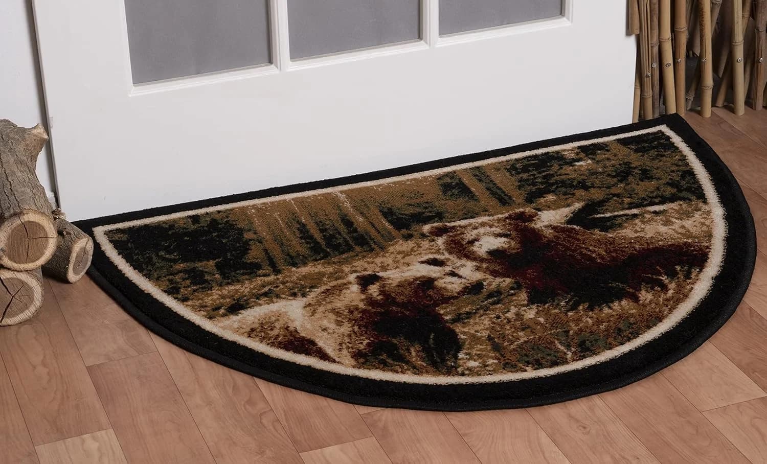 Great American Distributors Area Rugs for Bedroom Living Room, Stain Resistant Office Rug Non-Slip Mat for Patio Porch K