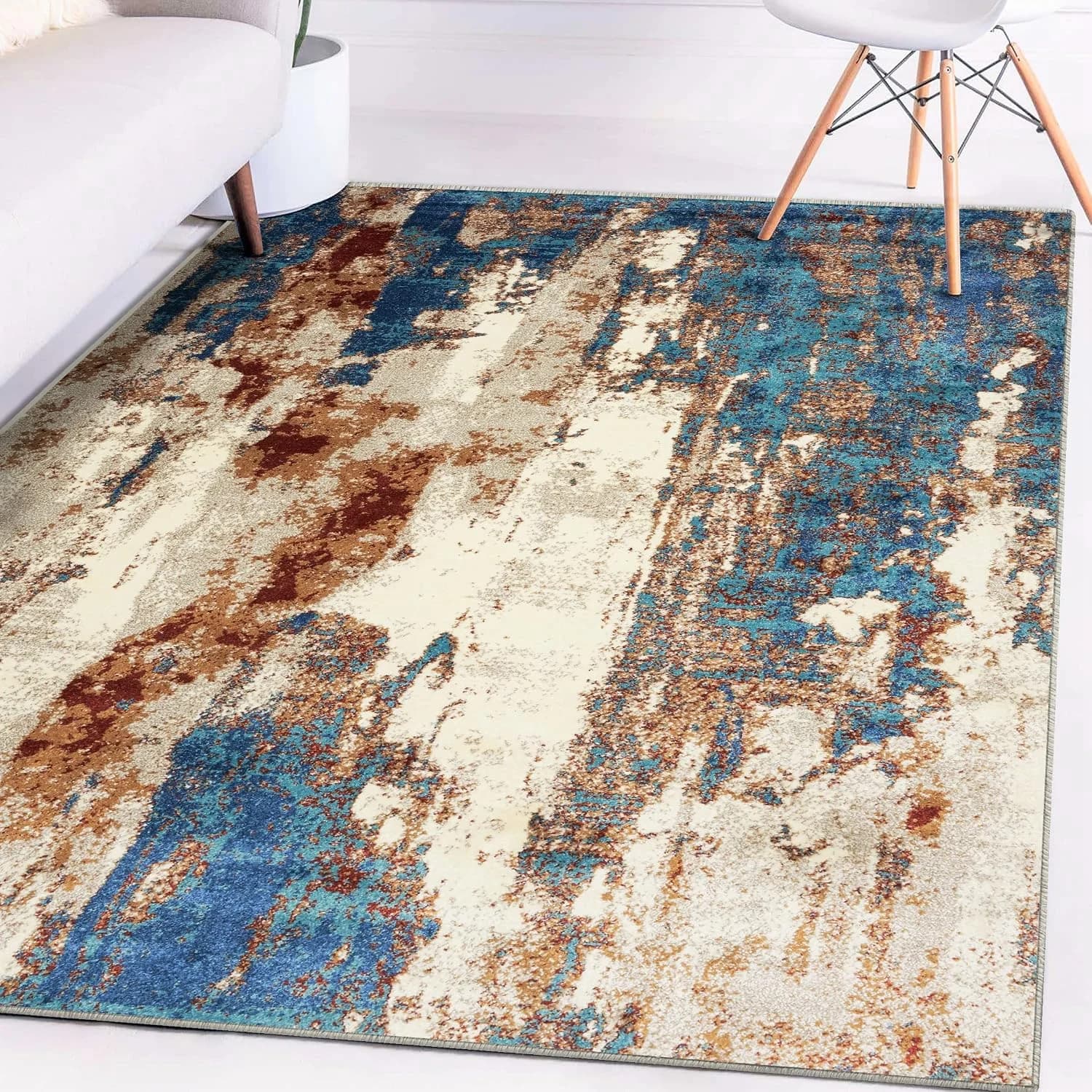 LUXE WEAVERS Modern Abstract Medium Pile Area Rug Passion 4x5