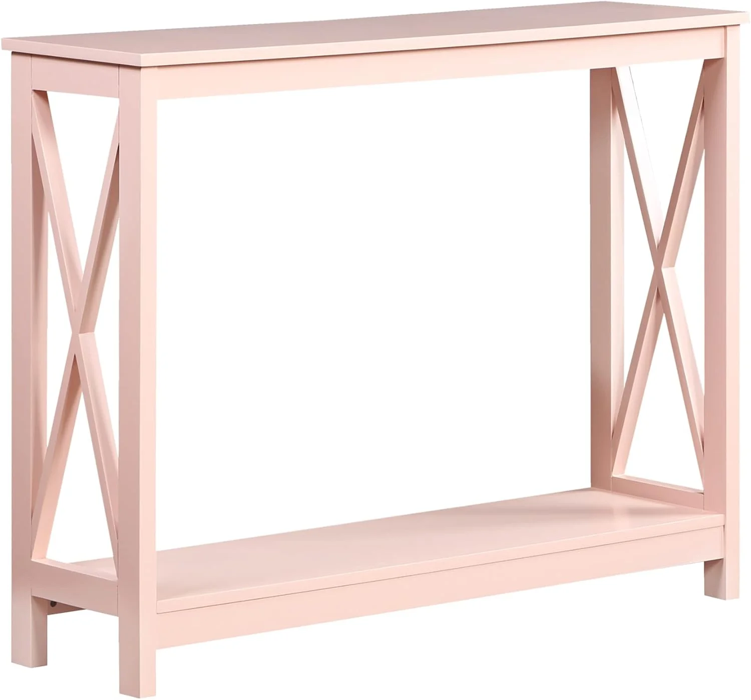 Convenience Concepts Oxford Console Table 39.5" - Sofa Table with Storage Shelf, Transitional Entryway Hall Table for Li