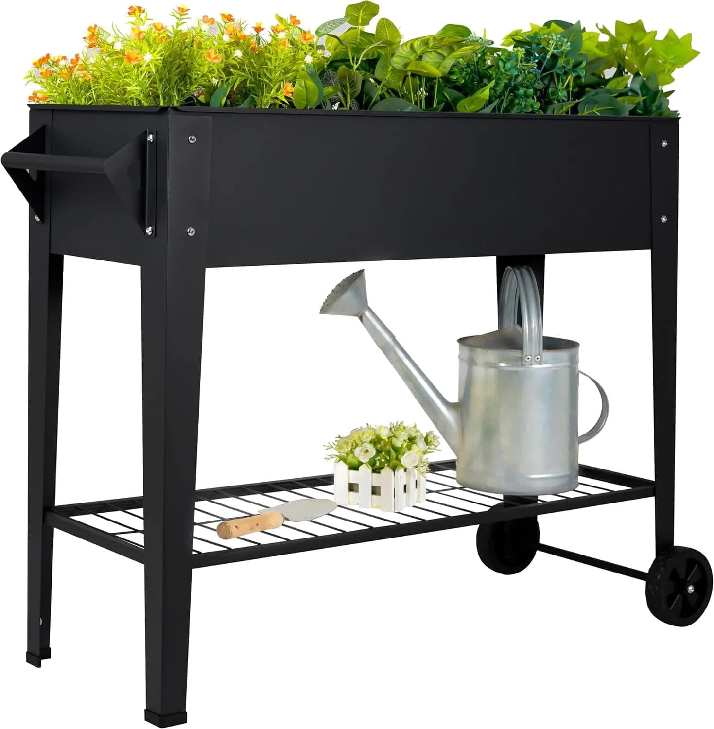 LEETOLLA Elevate 32" Raised Garden Bed with Wheels