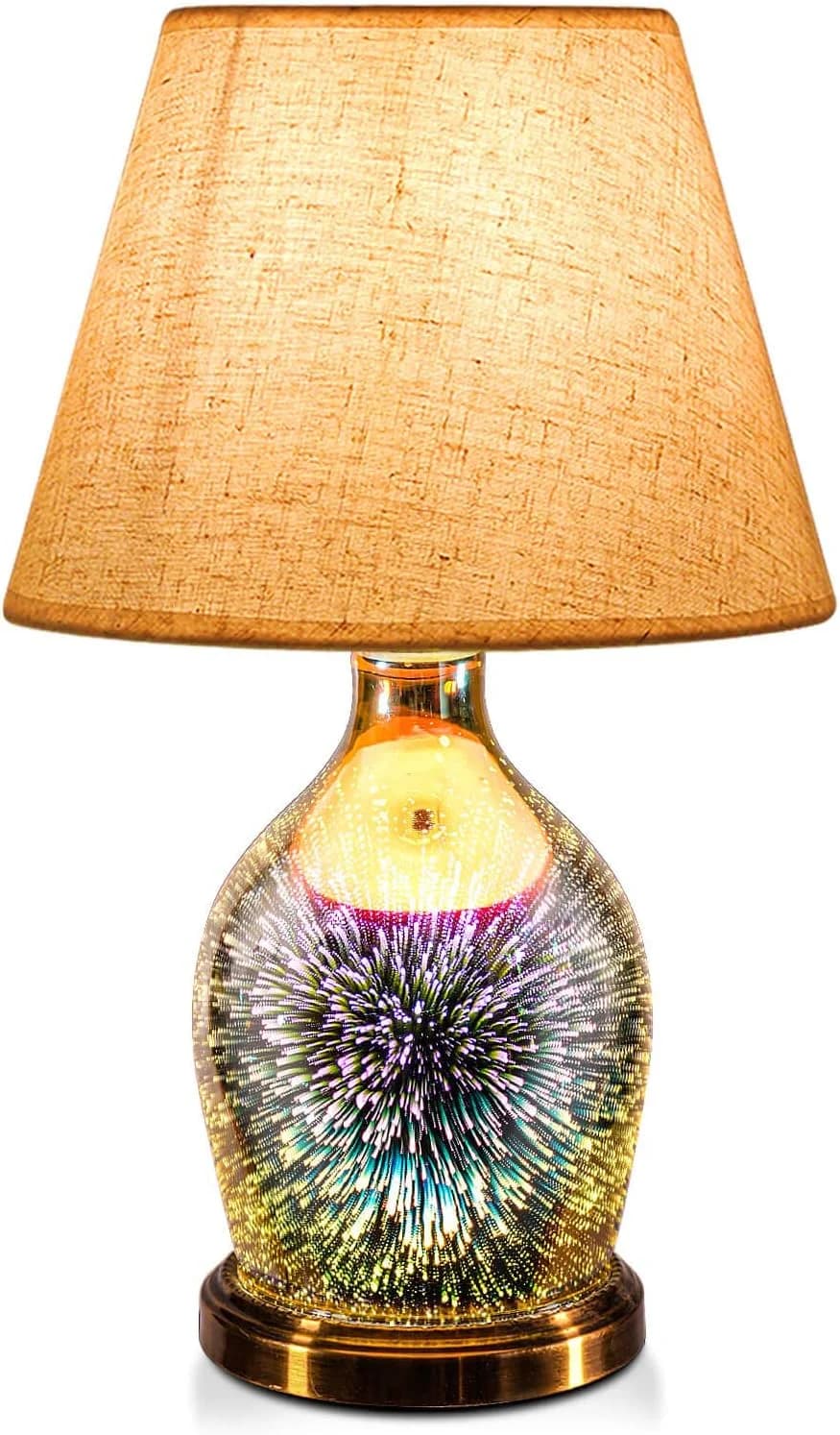 Porseme Glass Table Lamp with Bulb Included