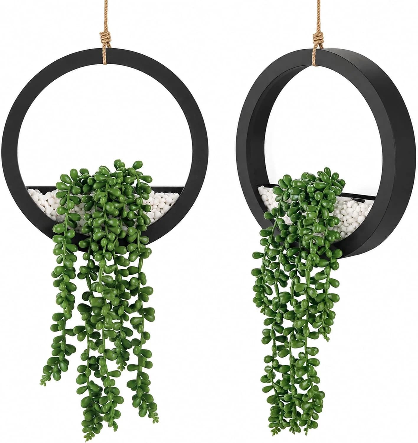Der Rose 2 Pack Hanging Artificial String of Pearls for Wall Decor