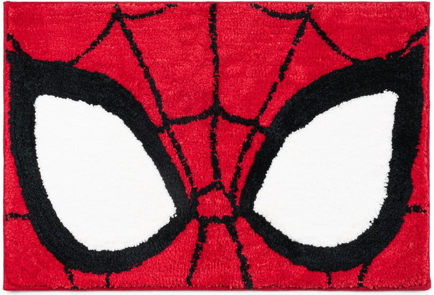 Jay Franco Marvel Spiderman Kids Bath Rug - Soft, Non-Slip, Machine Washable, Red Bathroom Mat 20 x 30