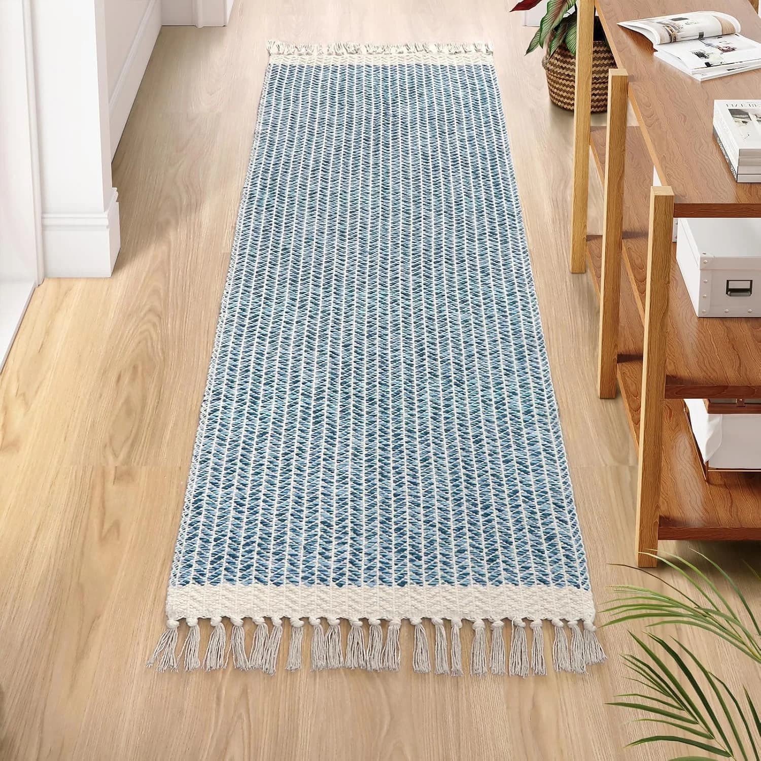 Lahome Boho Bathroom Runner Rug, 2x6 Washable Rugs for Kitchen Hallway