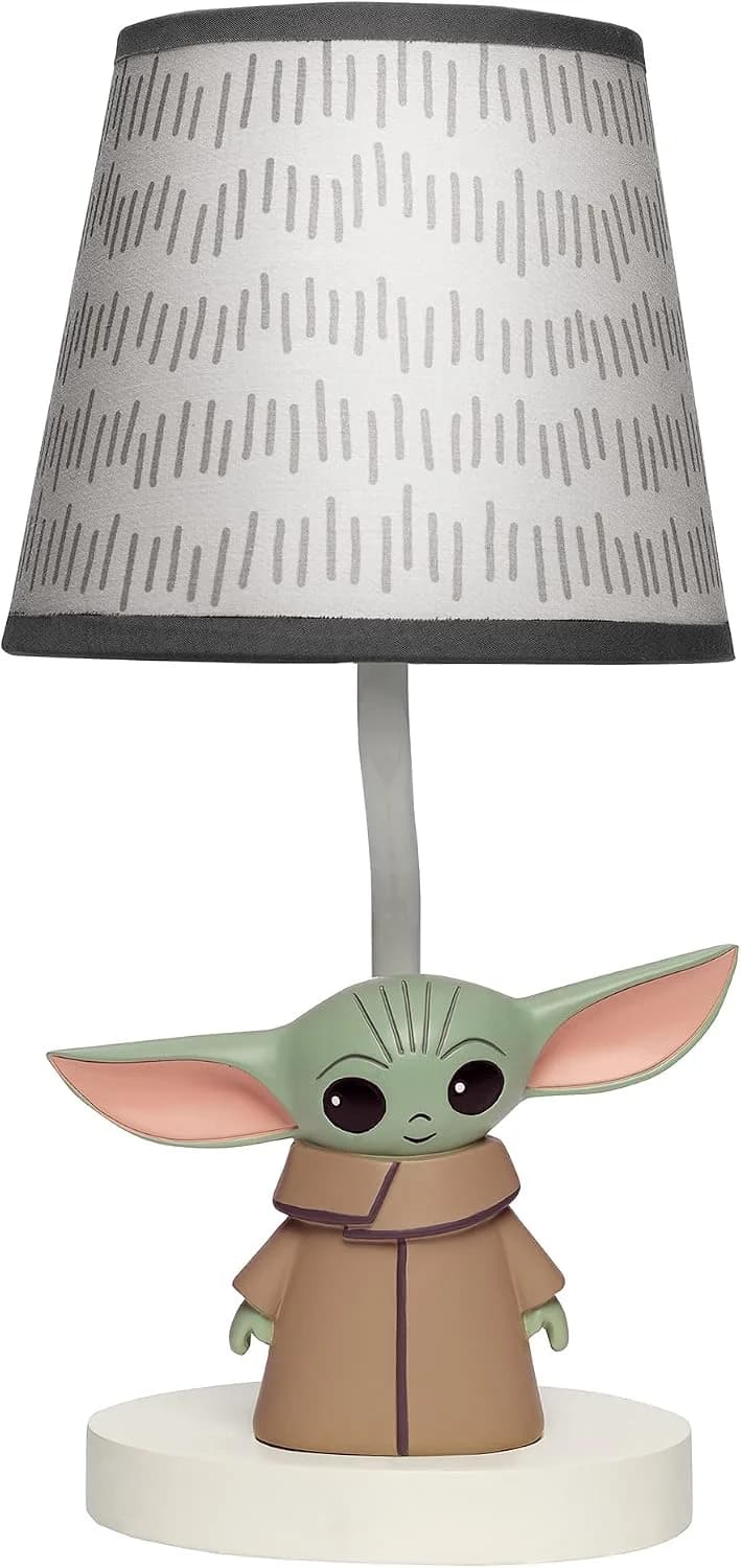 Lambs & Ivy Star Wars The Child/Baby Yoda Nursery Lamp with Shade and Bulb