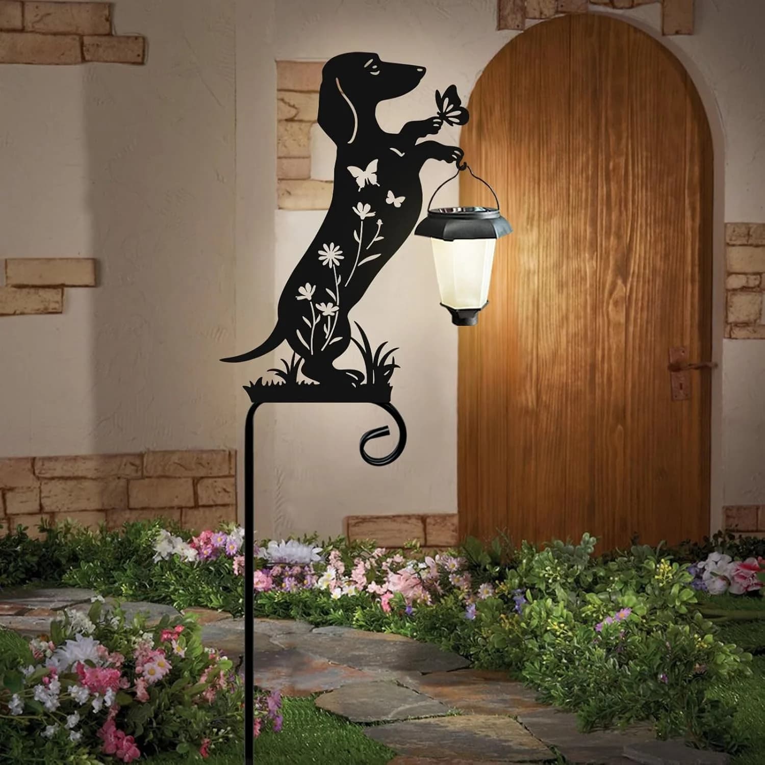 Dachshund Solar Lights Outdoor Garden Stakes,Dachshund Gifts for Women