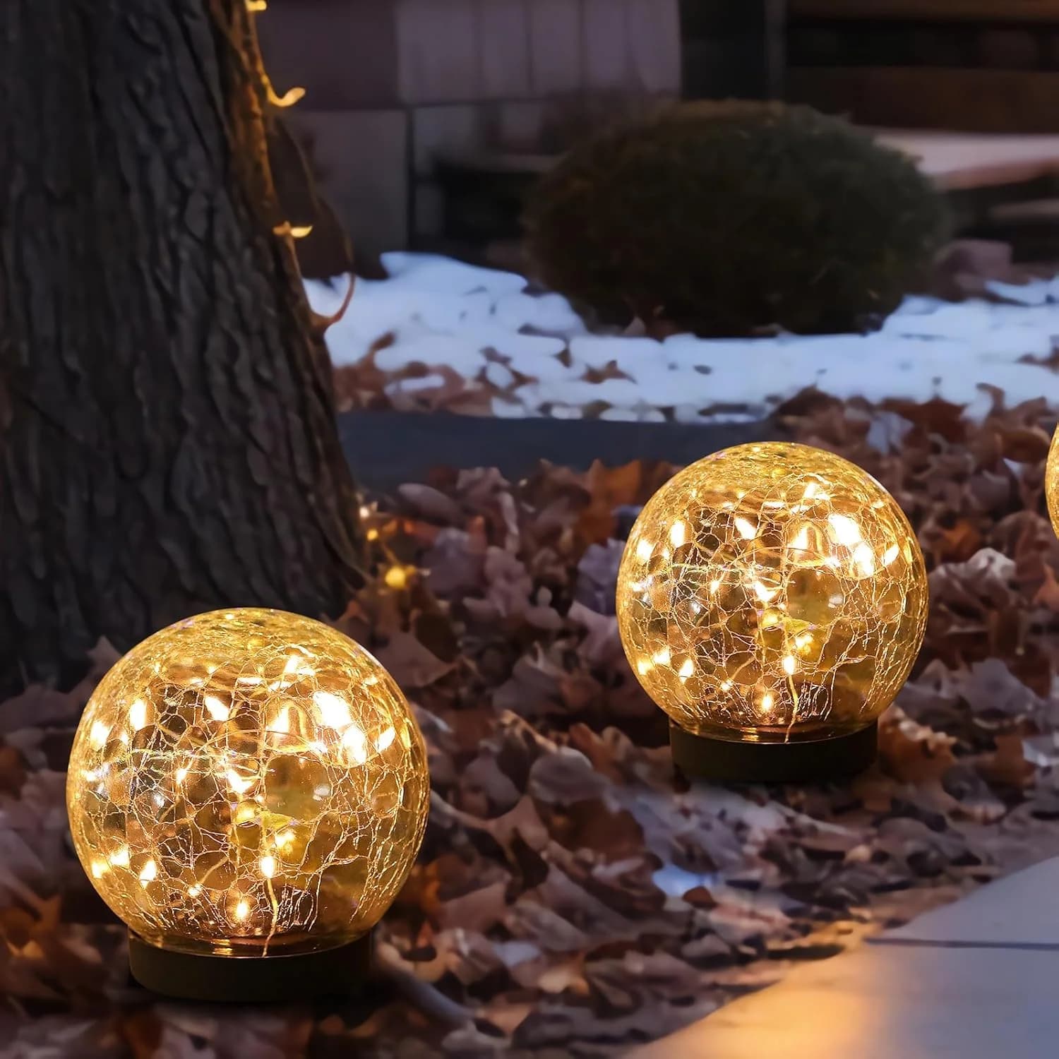 Solar Globe Lights Outdoor Waterproof-Solar Balls-Solar Garden Lights Orbs