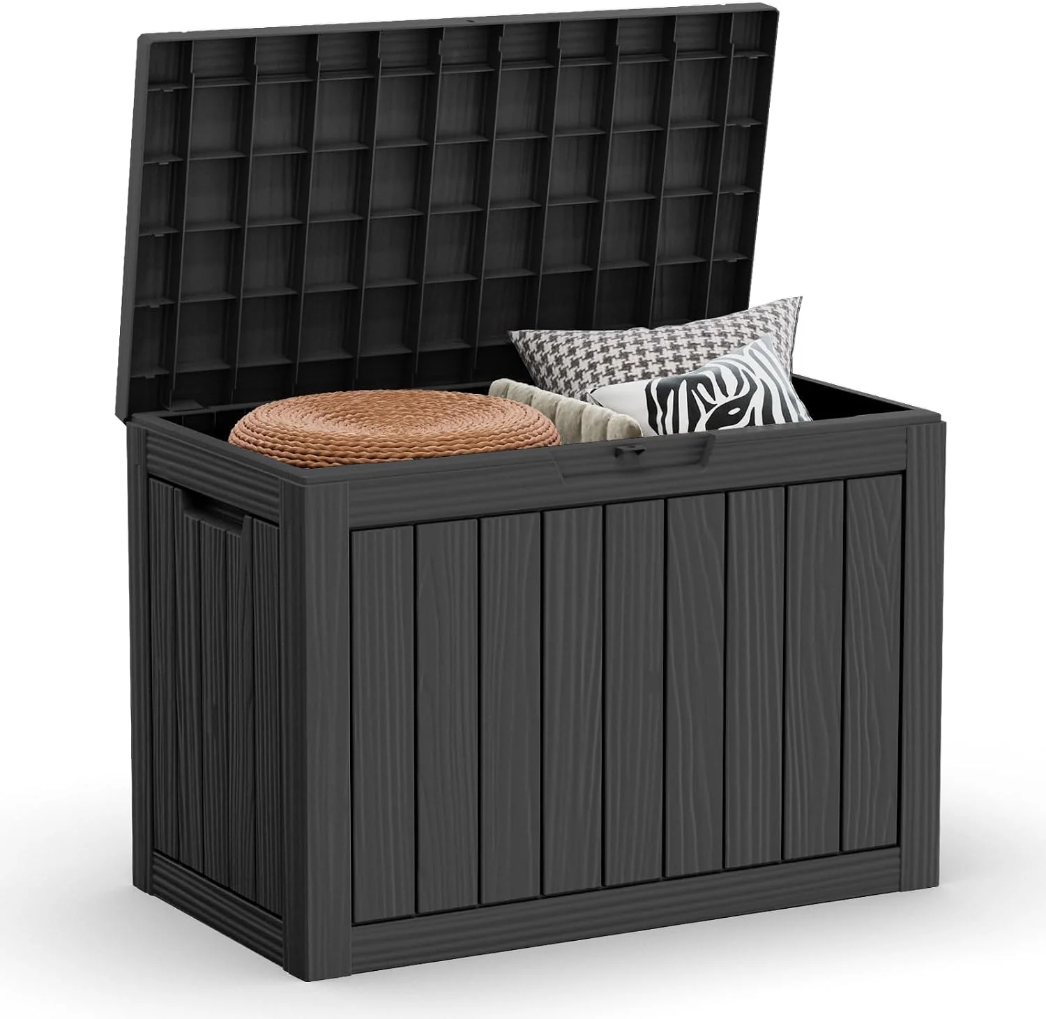 EasyUp 50 Gallon Outdoor Storage Box Waterproof Lockable Deck Boxes