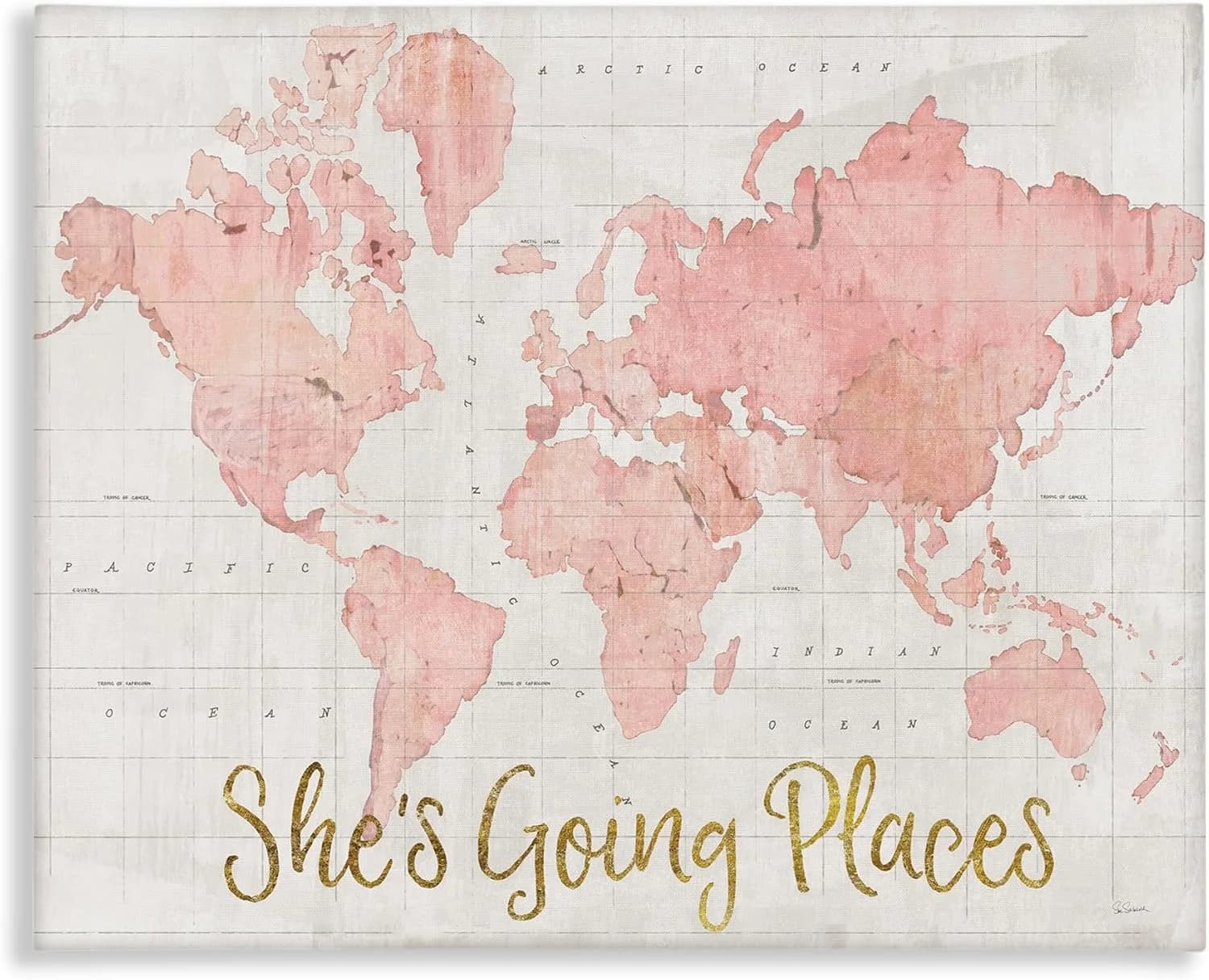 'Going Places Girl's Map'
