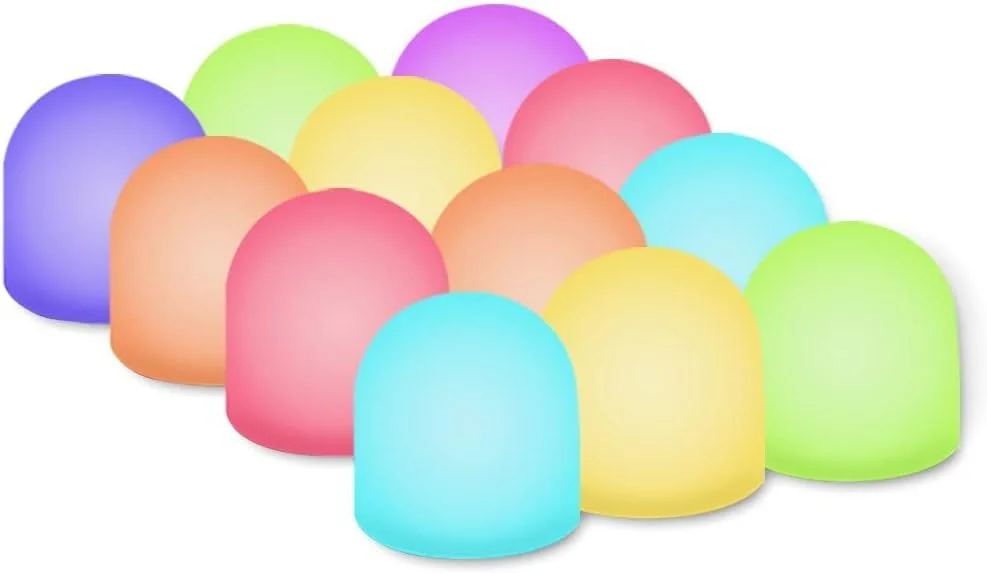 Novelty Place Color Changing Mini Nightlight, Multicolor LED Mood Lighting - Night Light for Bedroom, Bathroom, Living R