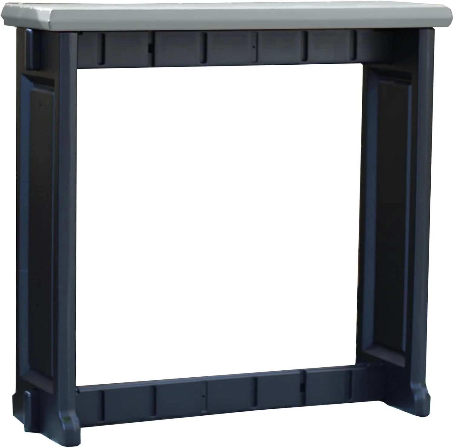 Single Bar Deep Grey Top & Black Base Ideal for Patio Hot Tub Area Backyard Durable WeatherResistant Design Easy Nohardw