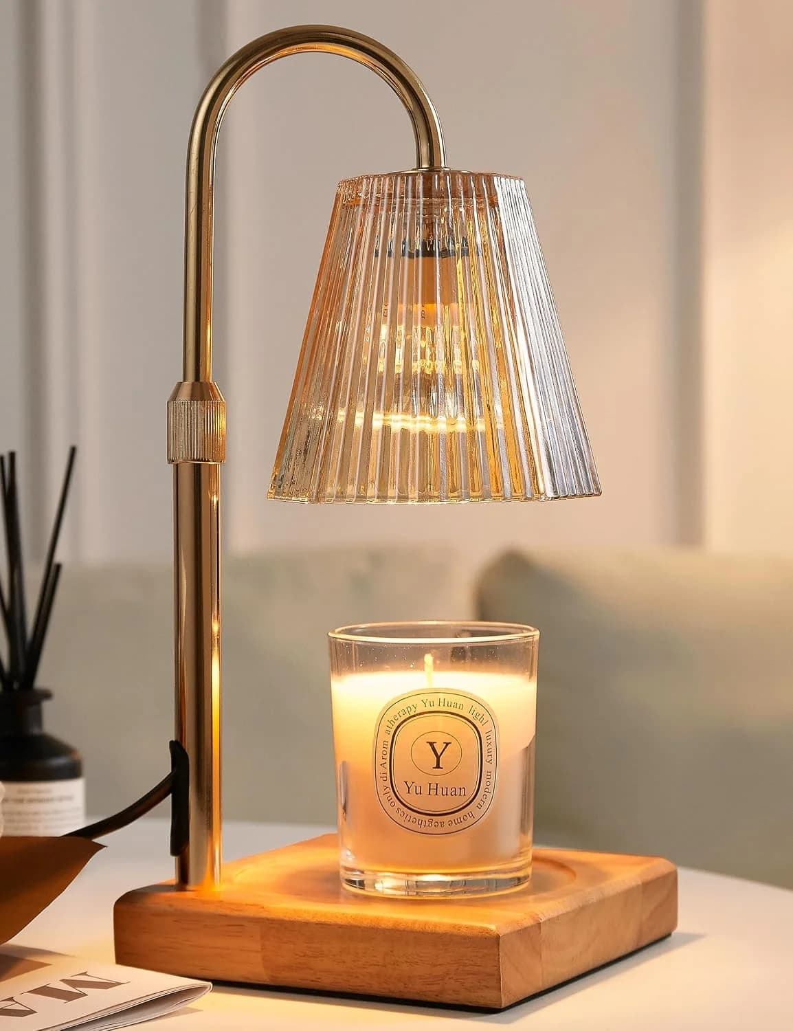 Candle Warmer Lamp Gold, Home Decor, Brithday Gifts for Women Mom