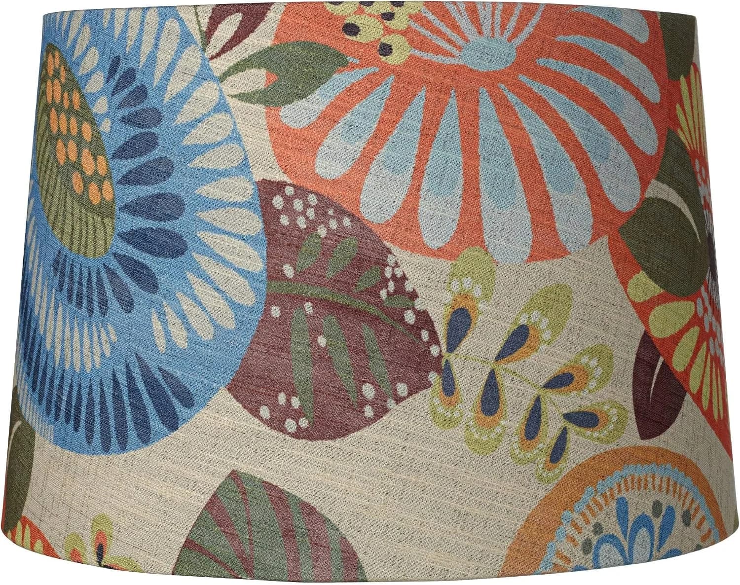 Tammi Botanical Flower Large Tapered Drum Shade 14x16x11 (Spider)