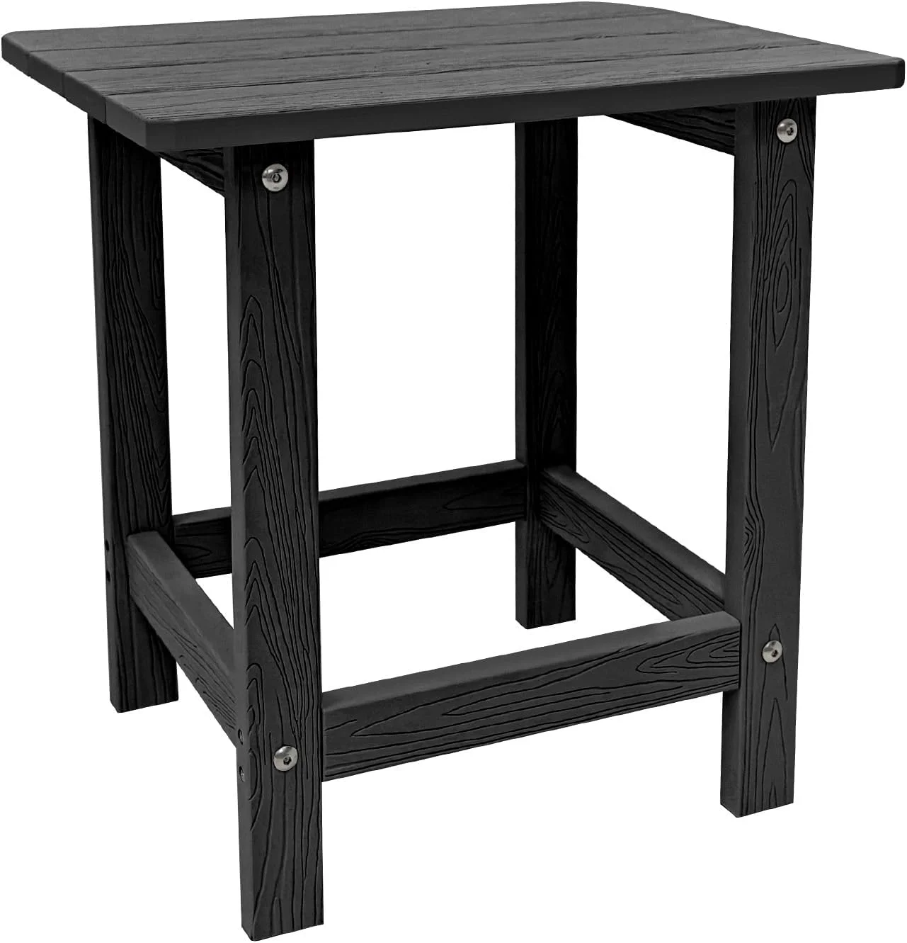 Meluvici Outdoor Side Table, HDPS Single Adirondack Side Table Weather Resistant, Outside Table for Adirondack Chair, Ou
