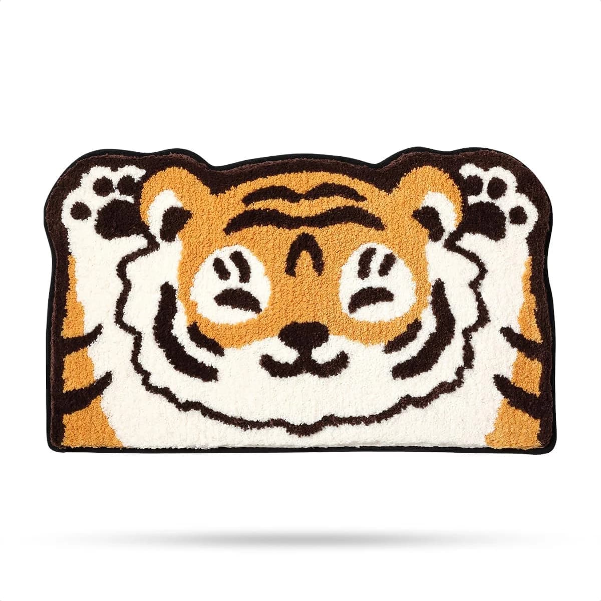 Molesun Tiger Bath Mat 18x30, Soft Absorbent Microfiber Bath Rugs