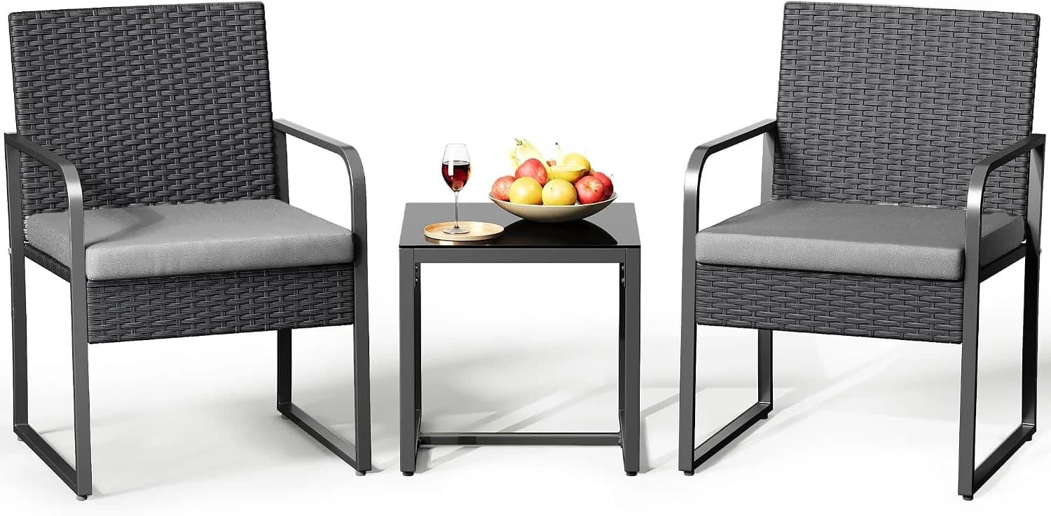 Gizoon 3 Piece Patio Furniture Set