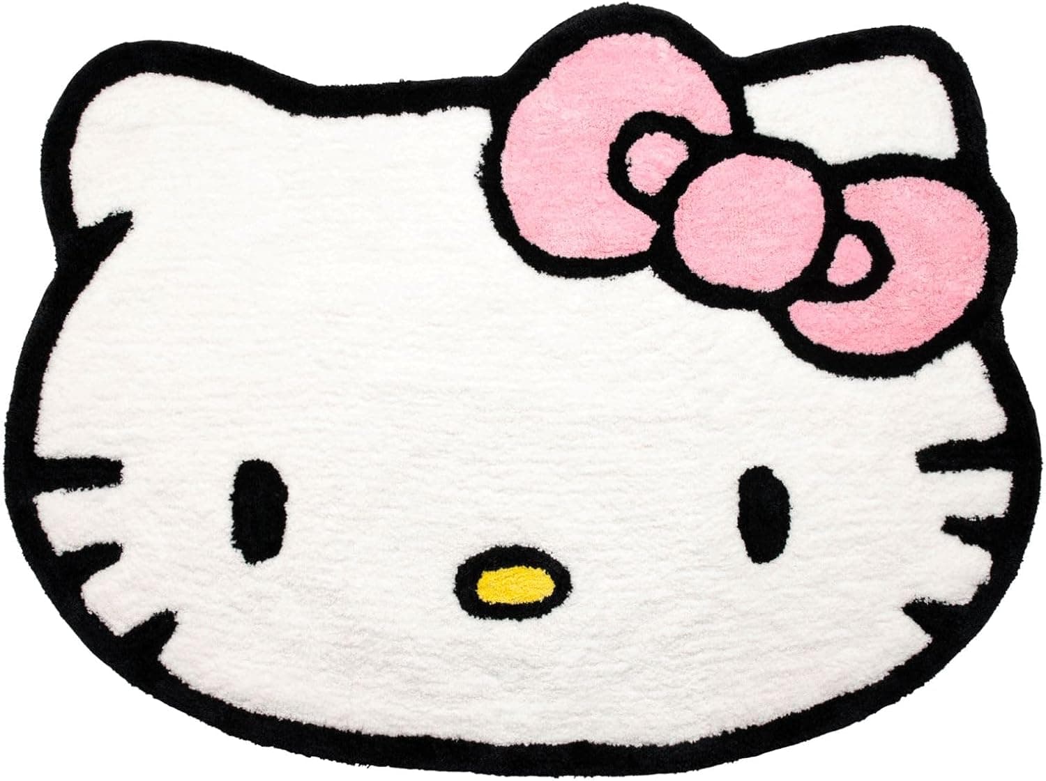 Jay Franco Hello Kitty Rug 4x3 ft, Cute Plush Super Soft Fluffy White