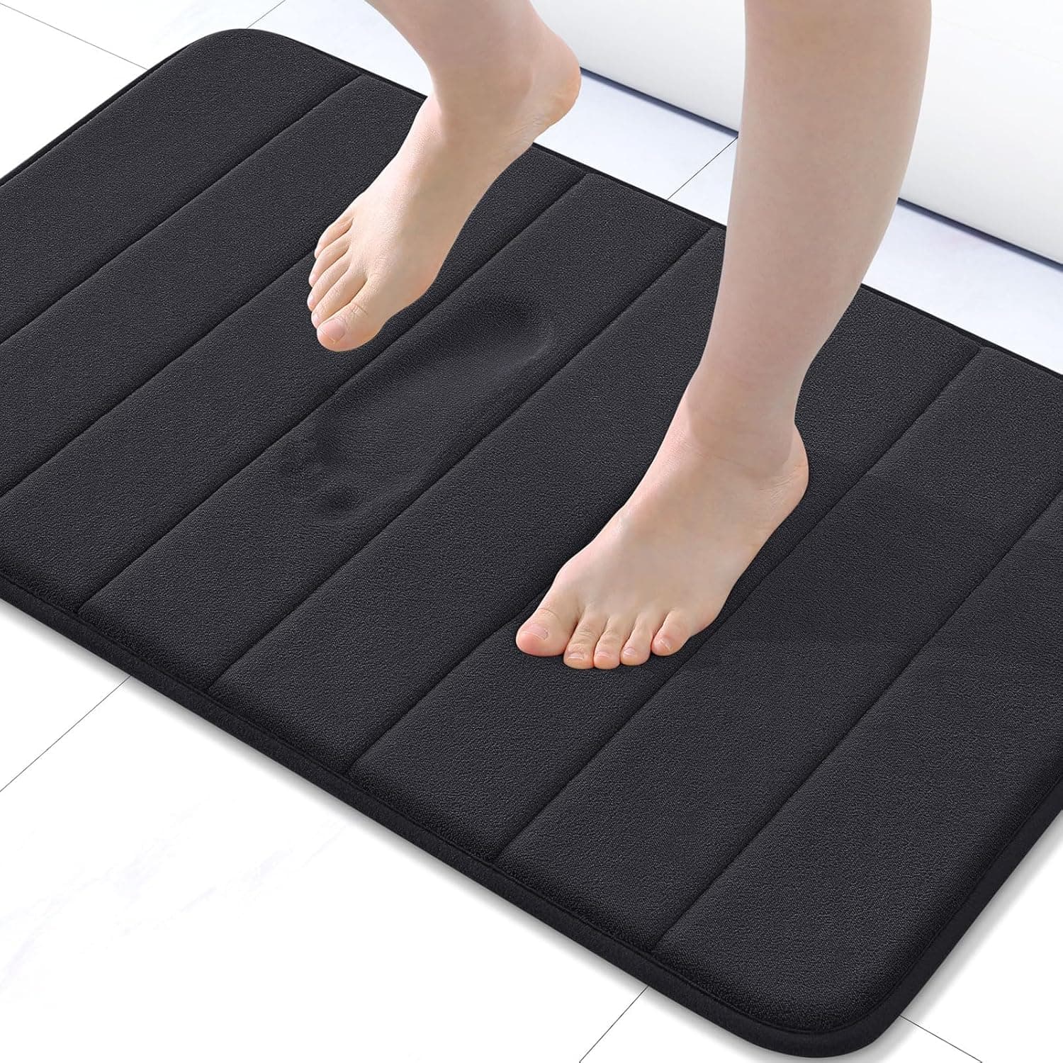 Buganda Memory Foam Bath Mat 30 x 20, Ultra Soft Absorbent Bathroom Rugs